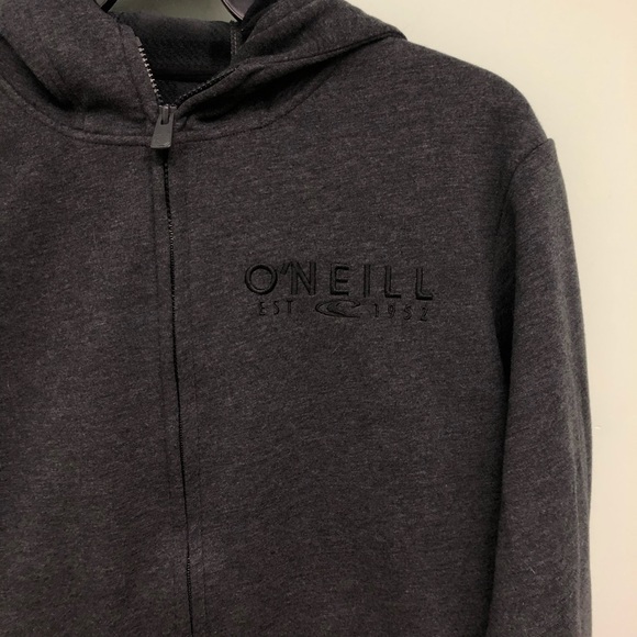 O’Neill | Men's Zip Up Hoodie | Grey | XLarge - Picture 3 of 4